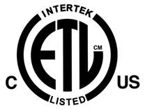 Intertek ETL Listed